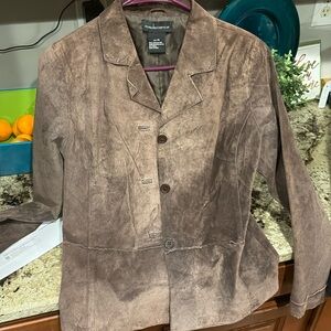 Suedessence Chocolate Suede jacket